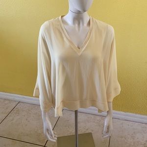 Zara flowy yellow top size XS